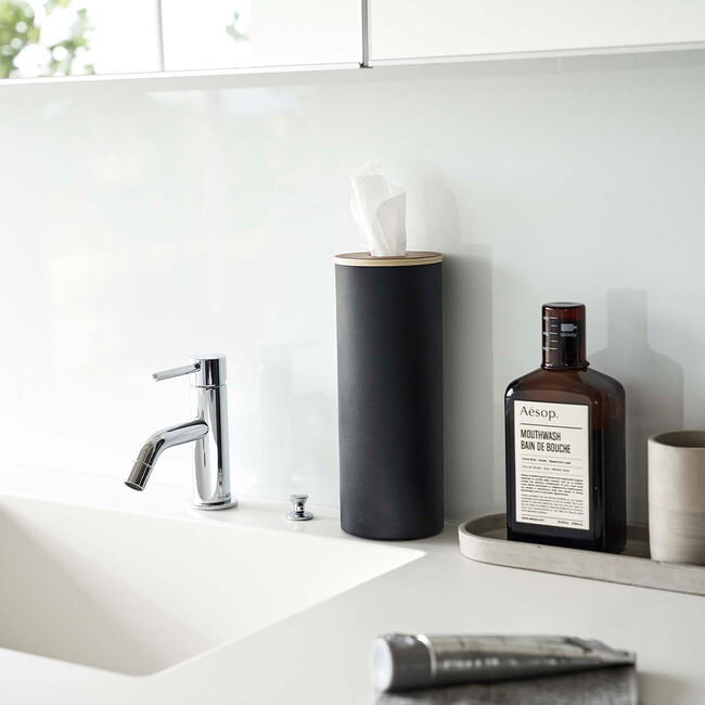 RIN（リン）ボトル型ティッシュケース Ｌ（ブラウン） 