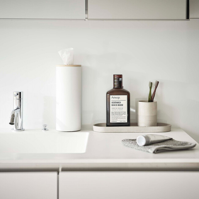 RIN（リン）ボトル型ティッシュケース Ｌ（ナチュラル） 