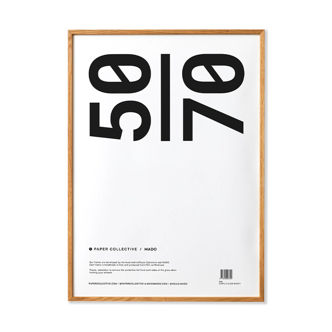 フレーム オーク (acrylic glass) 50×70cm 