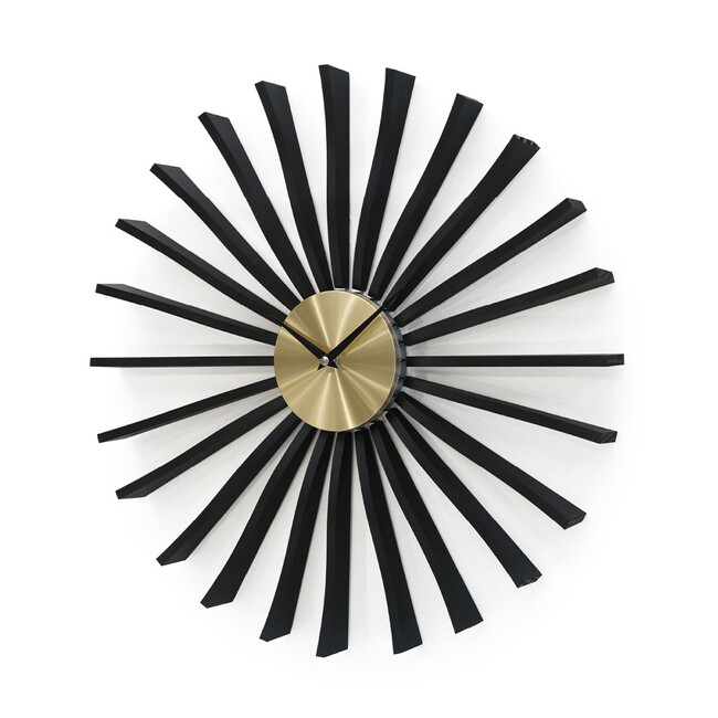 ジョージネルソン　フラッタークロック　時計（マットブラック） 