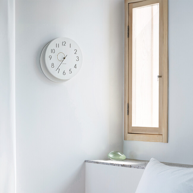 Mito（ミト）ウォールクロック（アイボリー） 