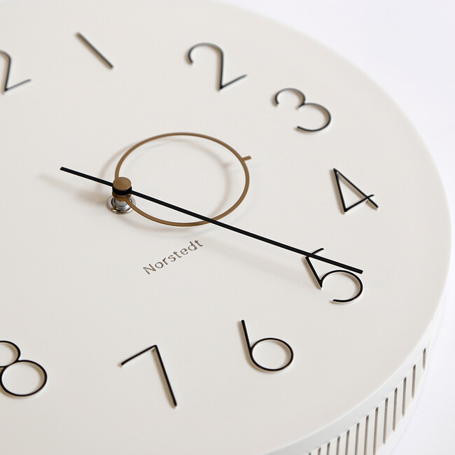 Mito（ミト）ウォールクロック（アイボリー） 