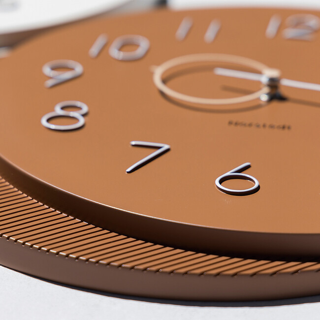 Mito（ミト）ウォールクロック（ブラウン） 