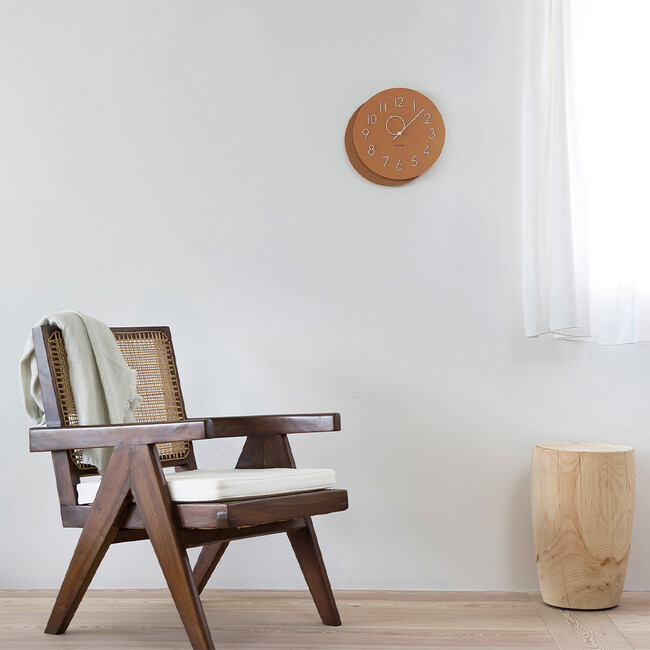 Mito（ミト）ウォールクロック（ブラウン） 