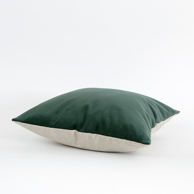 ベロア クッションカバー（グリーン） 45×45cm グリーン