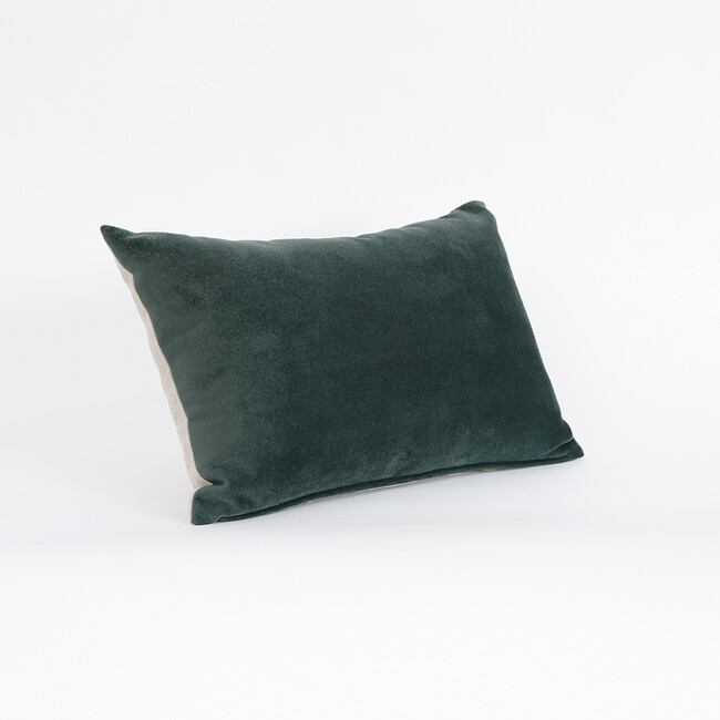 ベロア クッション（グリーン） 30×45cm（中材込み） グリーン