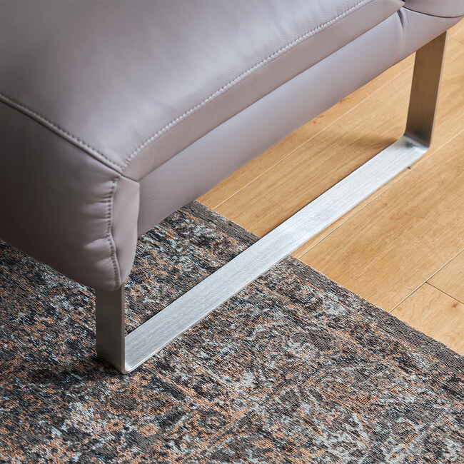 Baryon（バリオン）オットマン（スレートグレー）* STOCK MODEL スレートグレー/シルバー脚