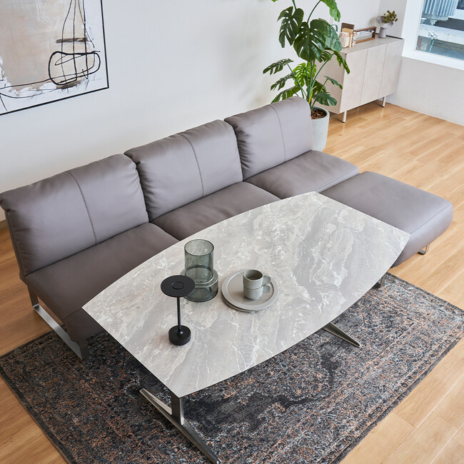 Baryon（バリオン）3Pソファ（スレートグレー）* 