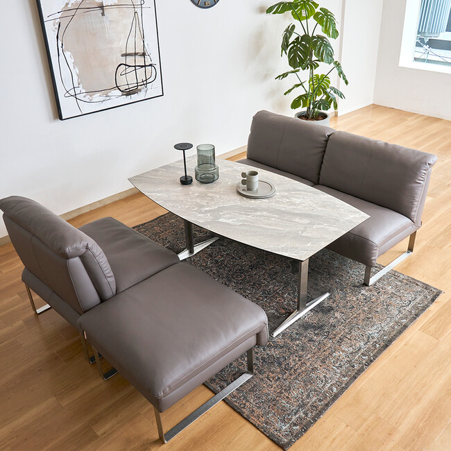 Baryon（バリオン）3Pソファ（スレートグレー）* 