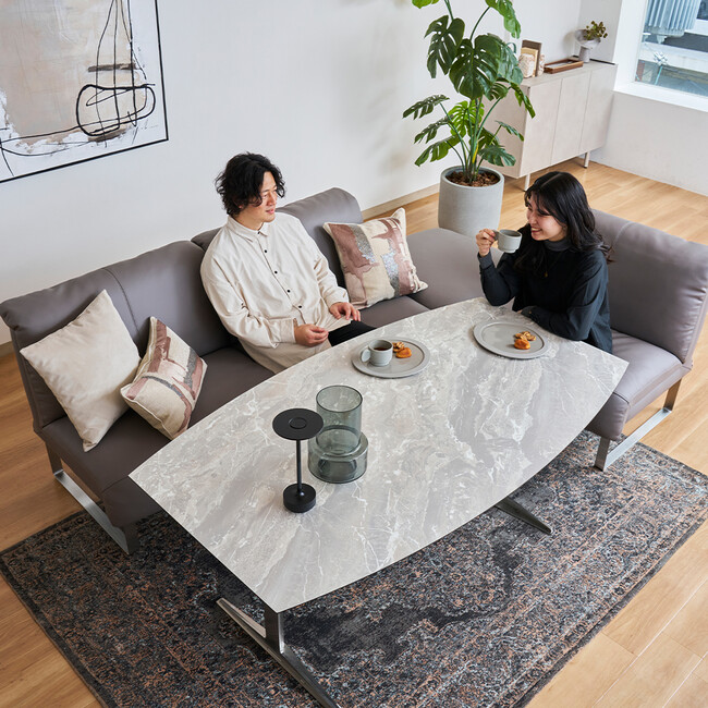 Baryon（バリオン）3Pソファ（スレートグレー）* 