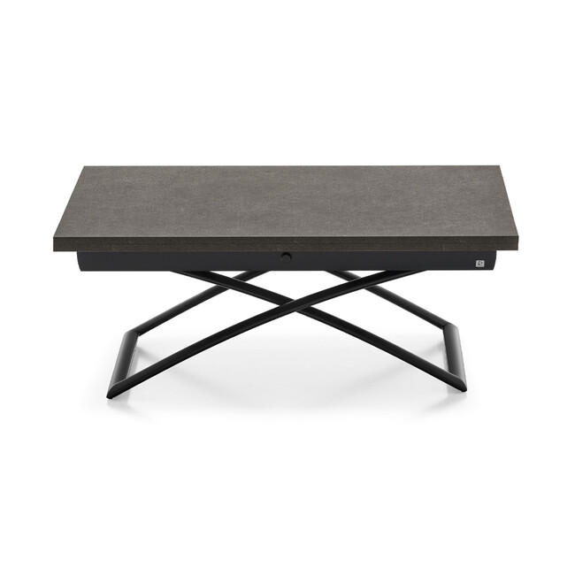 カリガリス コヌビア マジックジェー 伸長・昇降式リビングテーブル ／ Calligaris connubia MAGIC-J Table [CB5041-A] P15/P11E P15/P11E　マットブラック/ヴルカーノ