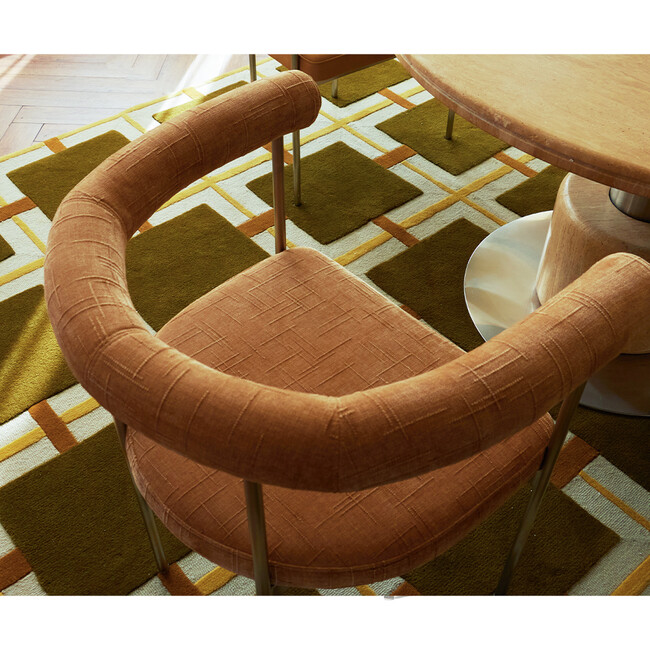 The Grafton Dining Chair TGDC-BSS-F2402-DN（Fabric） 