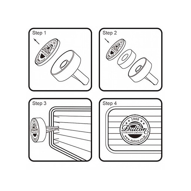 CAR FRAGRANCE REFILL（カーフレグランス 交換用リフィル） 【取り付け方法】