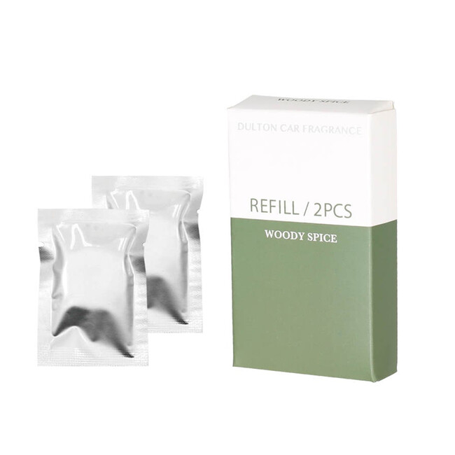 CAR FRAGRANCE REFILL（カーフレグランス 交換用リフィル） 森林の中を歩いているかのような深い安らぎを感じさせる香り。