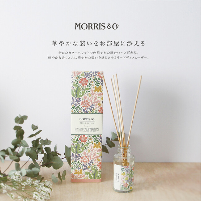 MORRIS&Co FLORAL COLLECTION リードディフューザー（コンプトン） 