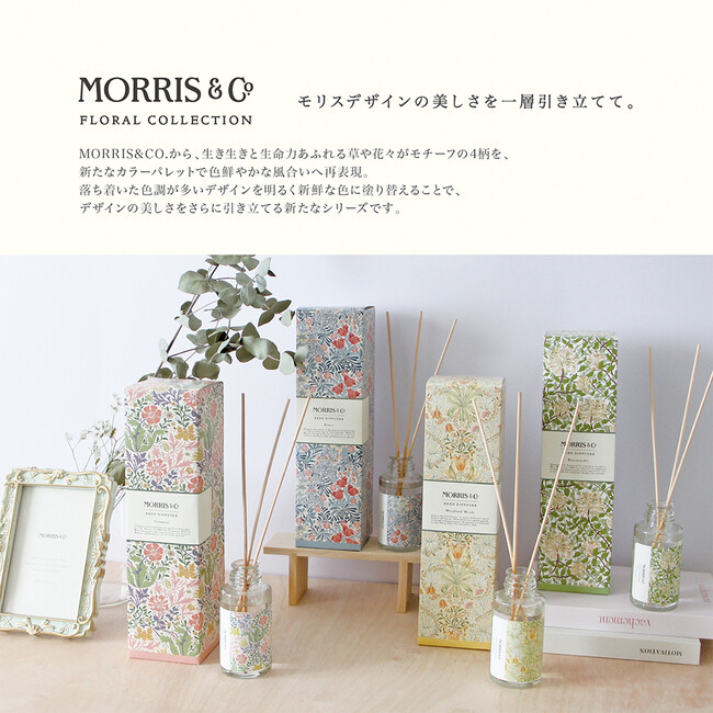 MORRIS&Co FLORAL COLLECTION リードディフューザー（コンプトン） 
