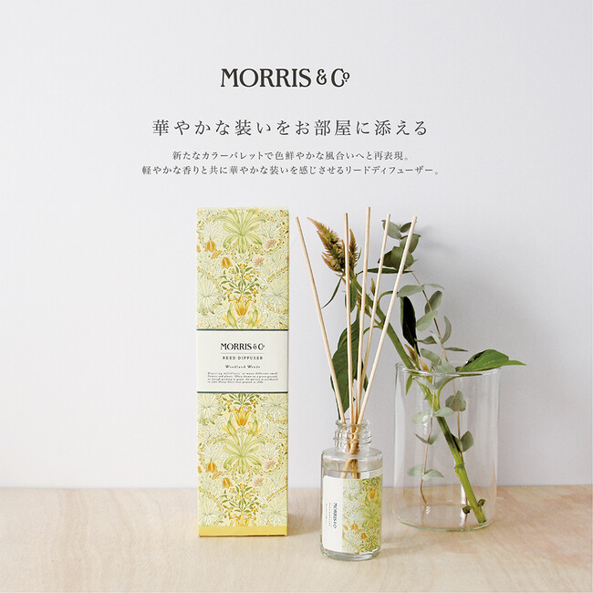 MORRIS&Co FLORAL COLLECTION リードディフューザー（ウッドランドウィーズ） 