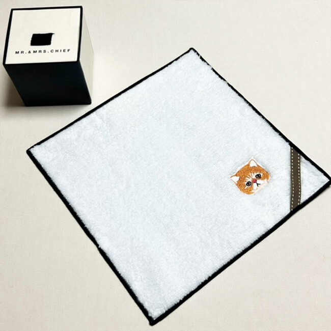 NEKO ハンカチ　エキゾチックショートヘアー 