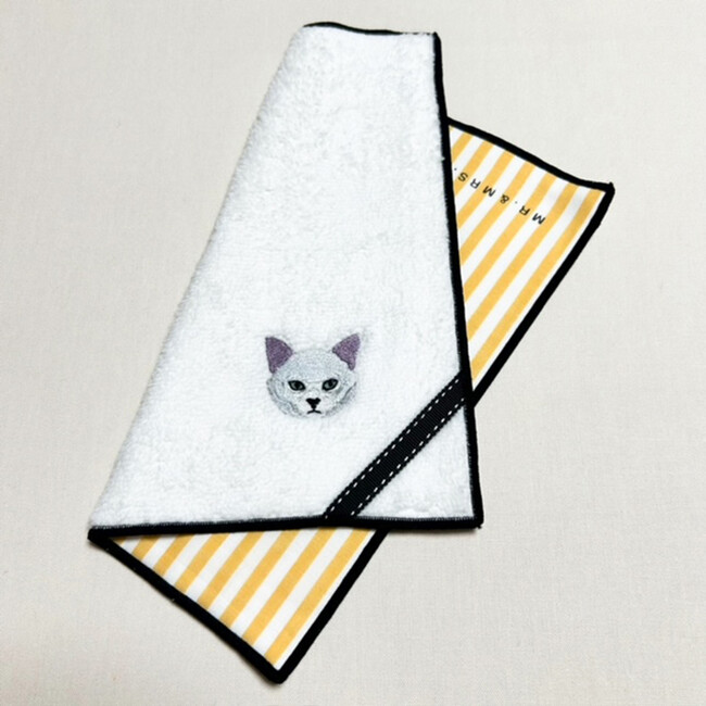 NEKO ハンカチ　ロシアンブルー ロシアンブルー