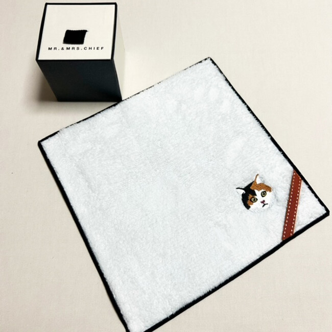 NEKO ハンカチ　三毛猫 