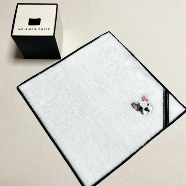 INU ハンカチ　フレンチブルドッグ 