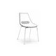 コヌビアジャムダイニングチェア（4本脚）/ connubia Jam Dining chair[CB1059] 1枚目画像　シートカラー：P799-P791 ホワイト・ブラック / 脚カラー：海外取り寄せ色