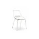 コヌビアジャムダイニングチェア（4本脚）/ connubia Jam Dining chair[CB1059] シートカラー：P799-P837 ホワイト・トープ / 脚カラー：海外取り寄せ色