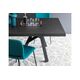 カリガリスジャングルダイニングテーブル/ Calligaris JUNGLE Dining table[CS4104-FR A 200] 天板カラー：P15L マットブラック（廃盤） / 脚カラー：P15L マットブラック