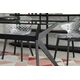 カリガリス サントロペ ダイニングチェア (木脚) ／ Calligaris SAINT TROPEZ Dining chair[CS1855] P20P 座面カラー：P848 クリア / 脚：P15 マットブラック