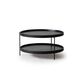 円形ローテーブル ,カラー：Black